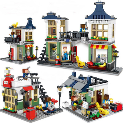 

Montez QL0509 515 PCS DIY 3 in 1 Building Block City Set with Mini Figures(Multicolor)