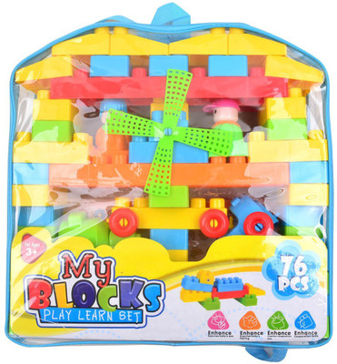 

NextWhat barodian Exclusive My Blocks Play Set-76 pcs(Multicolor)