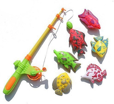

Tako bell Role Play Fishing Toy Game with Fishing Rod and Fishes Board Game