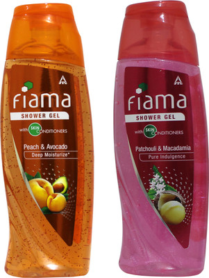 

Fiama Peach Avocado & Patchouli Macadamia Shower Gel (2 x 250ml)(500 ml, Pack of 2)