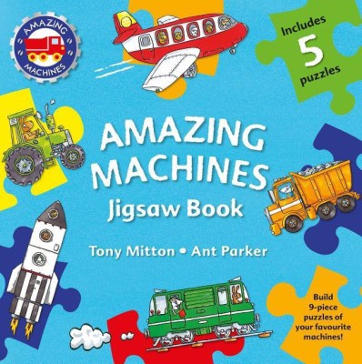 Amazing Machines Jigsaw Book(English, Board book, Mitton Tony)