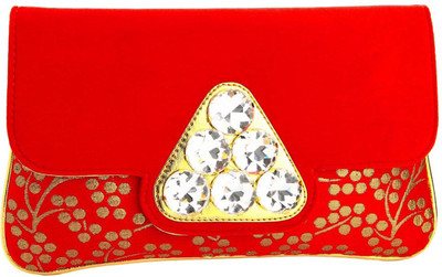 

Utsavi Party Red Clutch