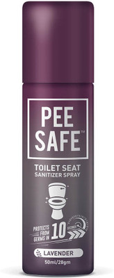 

Pee Safe Toilet Seat Sanitizer Spray (Lavender)(Set of 3)
