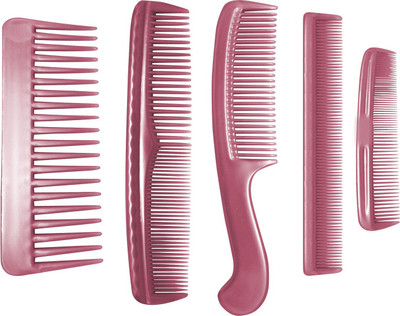 

AASA Hair Salone Comb Set For Salon Accessories, Multicolours(Set of 5)