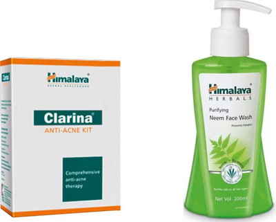 

Himalaya Clarina Anti Acne Kit, Purifying Neem Face Wash(Set of 2)