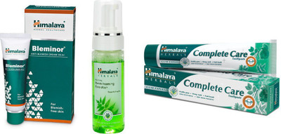 

Himalaya Bleminor Anti Blemish Cream, Purifying Neem Foaming Face Wash, Toothpaste(Set of 3)
