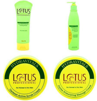 

Lotus Herbals Professional Hydravitals Facial Kit 3 ml(Set of 4)