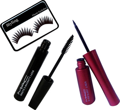 

styling Eyelashes & haute & Naughty mascara & liquidlast eyeliner(Set of 3)