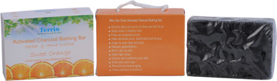 

Terris Activated Charcoal Bathing Bar- Herbal & Handcrafted(100 g)