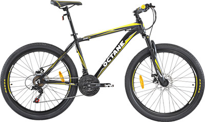 

Hero Octane Jackrabbit 26 T Mountain Cycle(21 Gear, Black, Yellow), Black and yellow