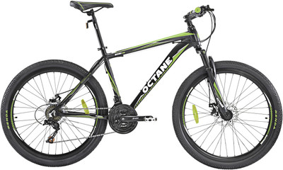

Hero Octane Jackrabbit 26 T Mountain Cycle(21 Gear, Black, Green), Black and green