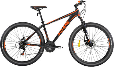 

Hero Octane Caspian 29 T Mountain Cycle(21 Gear, Black, Orange), Black and orange