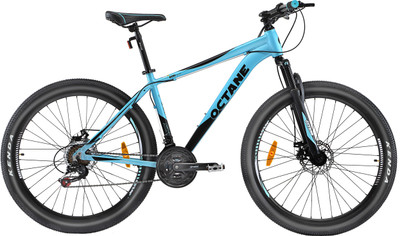 

Hero Octane Springbok 27.5 T Mountain Cycle(21 Gear, Black, Blue), Blue and black