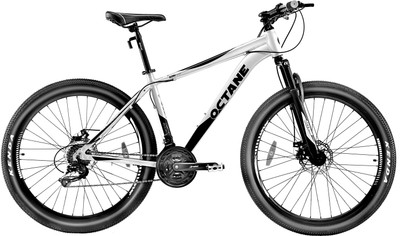 

Hero Octane Springbok 27.5 T Mountain Cycle(21 Gear, White, Black), White and black