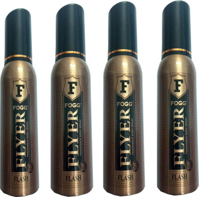 

Fogg FLYER FLASH DEODORANT 120 ML Deodorant Spray - For Men & Women(120 ml, Pack of 4)