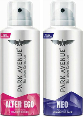Park Avenue 1 Alter Ego & 1 Neo Body Spray - For Men(260 ml, Pack of 2)
