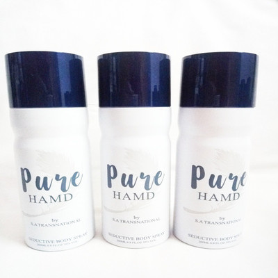 

HAMD PURE Body Spray - For Men & Women(600 ml, Pack of 3)