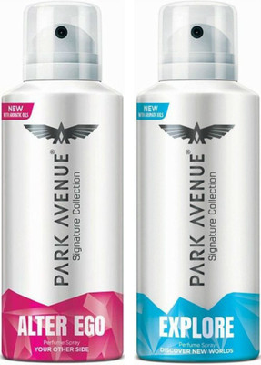 

Park Avenue 1 Alter Ego & 1 Explore Body Spray - For Men(260 ml, Pack of 2)