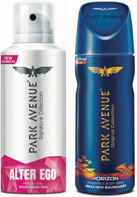 

Park Avenue 1 Alter Ego & 1 Horizon Body Spray - For Men(260 ml, Pack of 2)