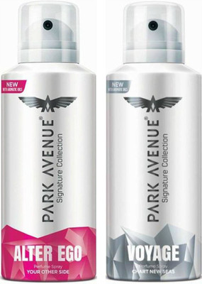 

Park Avenue 1 Alter Ego & 1 Voyage Body Spray - For Men(260 ml, Pack of 2)