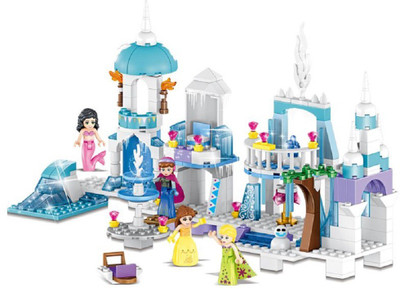 

Montez Happy Princess 37024 Big Castle Dollhouse with 4 Mini Figure Doll DIY Set of 4(Multicolor)
