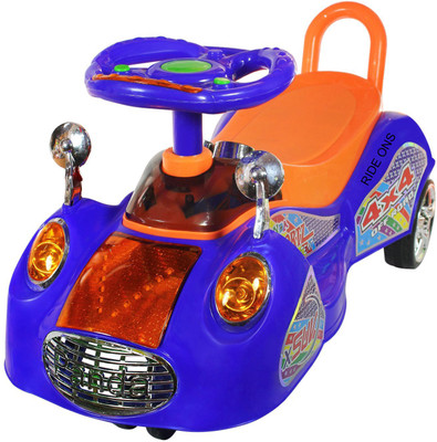 

Pandaoriginals Car Non Battery Operated Ride On(Blue)