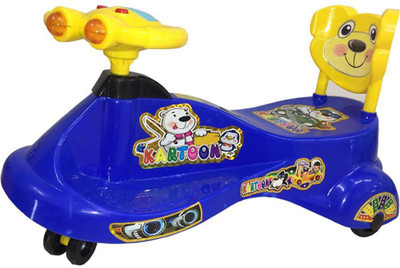 

Pandaoriginals Car Non Battery Operated Ride On(Blue)