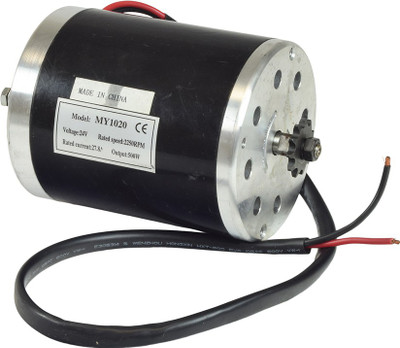 

ROBOTONLINESTORE 500W 24V DC 2500 MY1020 RPM for scooter bike go-kart minibike e-ATV Educational Electronic Hobby Kit