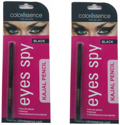 

Coloressence Kajal Pencil Black (Pack Of 2) 0.25 g(Black)
