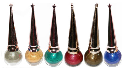 

Bigwig glitter eyeliner pack of 6( silver, golden,blue ,pink,brown,green ) 3 ml(multicolor)