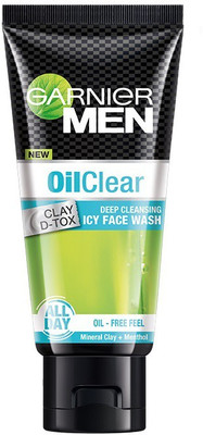 

Garnier Men Oil Clear Clay D-Tox Face Wash(50 g)