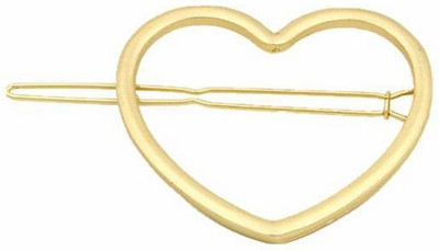 

Aaishwarya Heart Hair Pin / Hair Clip For Women/Girls Hair Clip(Gold)