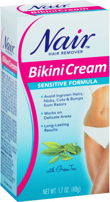 

Nair Sensitive Formula Bikini Cream With Green Tea Hair Remover Cream(48.19 g)