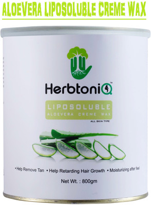 

HerbtoniQ Liposoluble Aloevera Creme Wax 800 Gms Wax(800 g)