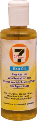 

7 DAYS HAIR OIL Anti Hair Fall & Promote New Hairs(100 ml)