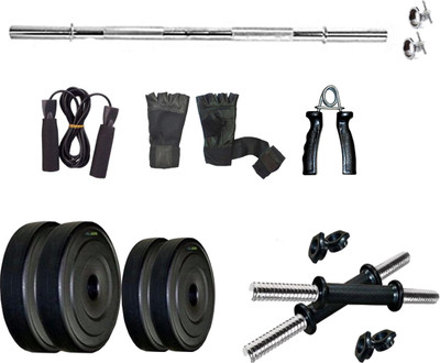 

WOLPHY 15KG Premium Quality (with 5 Feet Straight Rod) Home Gym Combo(0 - 20 kg)