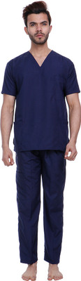 

Proexamine Surgicals PRO1000-SS Shirt, Pant Hospital Scrub(Navy blue XS)
