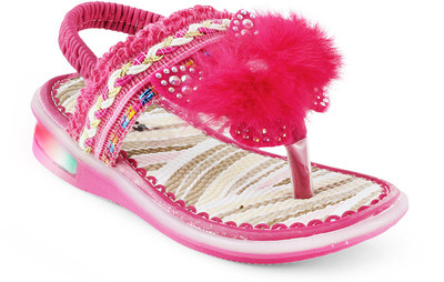 

KITTENS Girls Sling Back Flats(Pink, Fuschia