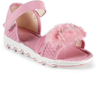 

KITTENS Girls Velcro Flats(Pink