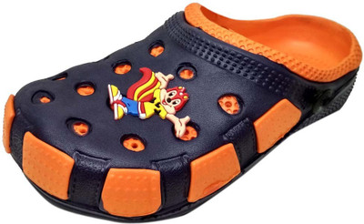 

IndusBay Boys Sling Back Clogs(Orange