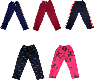 IndiWeaves Track Pant For Boys & Girls(Multicolor, Pack of 5)