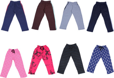 IndiWeaves Track Pant For Boys & Girls(Multicolor, Pack of 8)