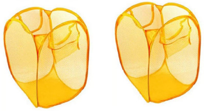 VIVAAN 15 L Yellow Laundry Bag(Nylon)