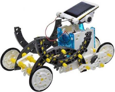 

Emob Solar Robot Mind Developmental Game 14 in 1 DIY Mechanical Scientific Kit(Multicolor)