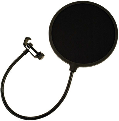 

DREAM BELL Swivel Mount, 360° Flexible Gooseneck Holder Microphone Pop Filter(Black)