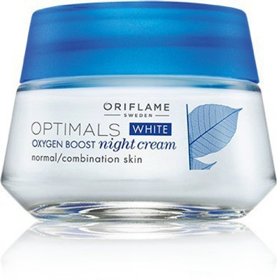 

Oriflame Sweden Optimals White Oxygen Boost Night Cream Normal Combination Skin(50 ml)