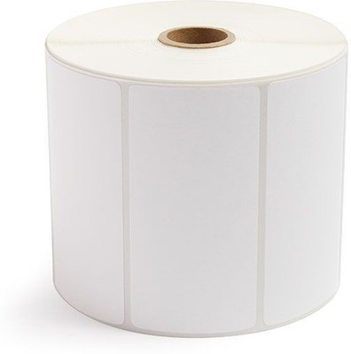 aditya labels 100 MM X 50 MM, Thermal Transfer Barcode Labels 1000 Labels in Roll, Permanent Adhesive Paper Label(White)