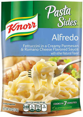 

Knorr Pasta Sides, Alfredo - 124g (4.4 oz) Fettuccine Pasta(124 g)