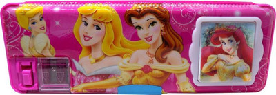 

AASA calculator pencil box cartoon Art Plastic Pencil Box(Set of 1, Pink)