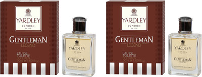 Yardley London Gentleman Legend EDT Perfume 50ML Each (Pack of 2) Eau de Toilette - 100 ml(For Men)